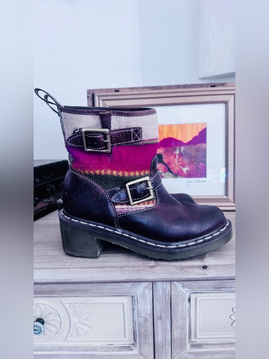 Dr. Martens Shoes - Dr. Martens x Pendleton Biker Boot Santa Fe Stripes sz 6 US 37 EU